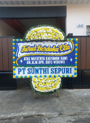 Papan Bunga Duka di Pakualaman